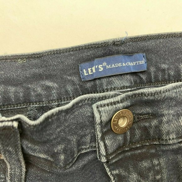 Levi's‎ Made Crafted Silver High Rise Skinny Jeans - Picture 8 of 12